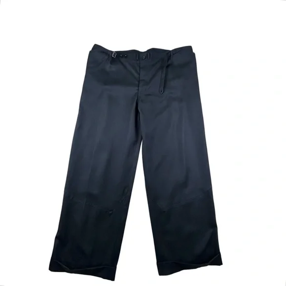 Endovanera Mens Wide Leg Pants 42x32 Baggy Edgy Military Inspired Streetwear